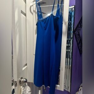 Royal blue dress
